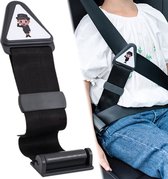 Jumada's - Bescherm je kind in de auto met de gordelgeleider autostoel kind – gordelbeschermer, kussen en clip – verstelbare gordelgeleider voor autogordel – verhoogd zitcomfort voor kinderzitje