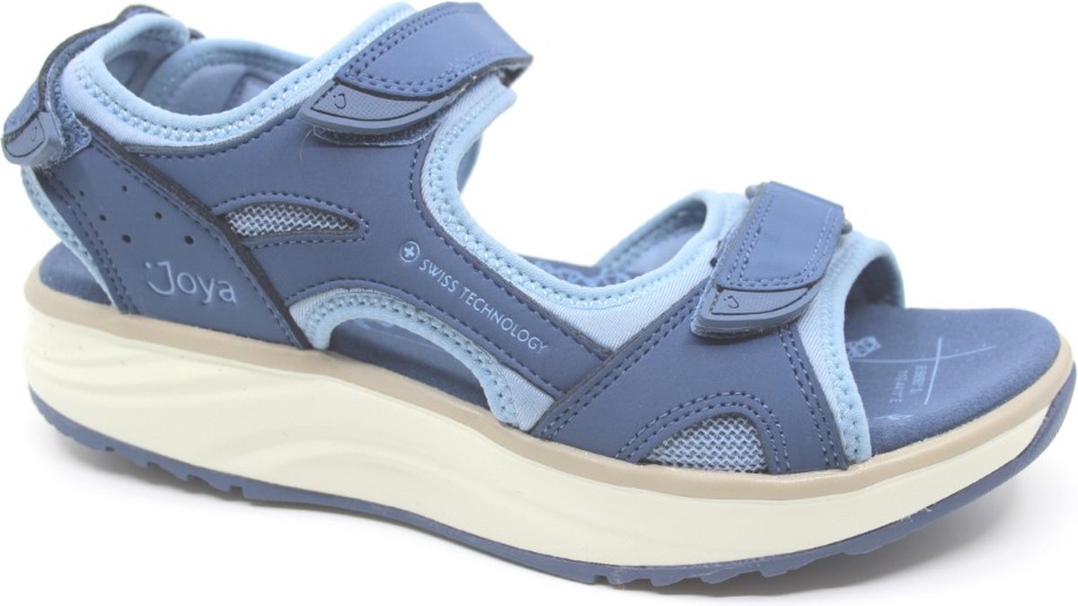 Joya KOMODO JY057A Blauwe sandalen met schokdempende zolen wijdte H