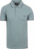 ANTWRP - Poloshirt Letter Lichtblauw - Modern-fit - Heren Poloshirt Maat M