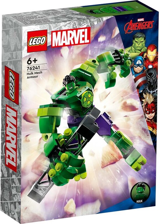 LEGO Marvel Avengers Marvel Hulk mechapantser - 76241 - LEGO