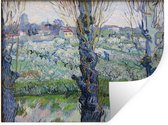 Muurstickers - Sticker Folie - Zicht op Arles - Vincent van Gogh - 120x90 cm - Plakfolie - Muurstickers Kinderkamer - Zelfklevend Behang - Zelfklevend behangpapier - Stickerfolie