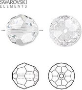Swarovski Elements, 2 pièces de perles rondes Swarovski , 14 mm, cristal clair, (5000)