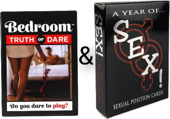 2 Delige Seks Kaartenspel | Het Meeste Intieme Kaartspel - Truth or Dare & Seksuele positie Kaartspel - Erotische kaarten | Sex kaarten - Intieme Kaartspellen