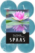 12x Geurtheelichtjes Fairy Waterlily 4,5 branduren - Geurkaarsen waterlelie bloemen geur - Waxinelichtjes