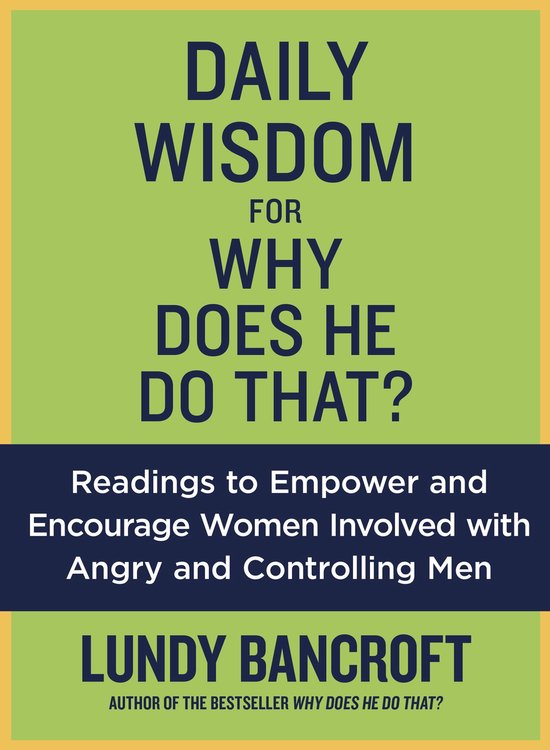Daily Wisdom for Why Does He Do That? - cover