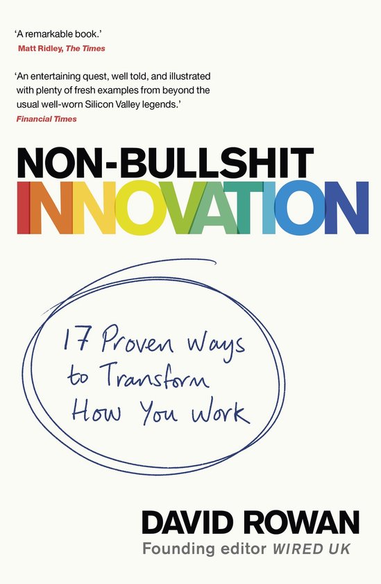 Non-Bullshit Innovation - cover