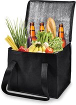 Sac isotherme pliable - idéal pour les pique-niques et outdoor - 1 pièce - bleu - polyester