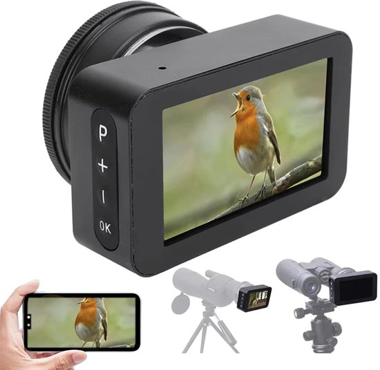 Telescope Electronic Camera, 4K 5inch Display 5x Digital Zoom