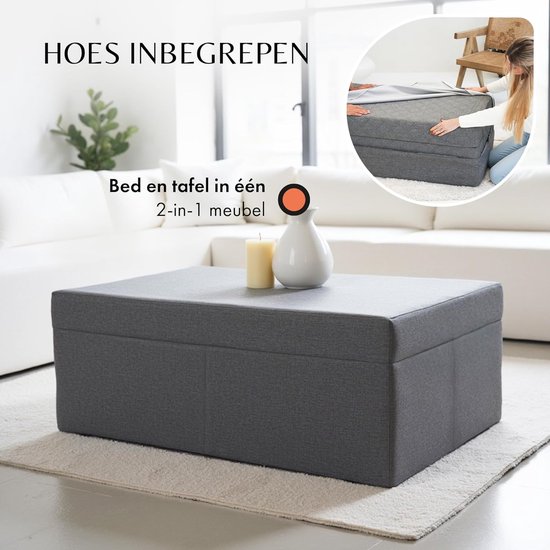 RFWR® Inklapbare 3-in-1 Slaapbank en Opvouwbare Matras voor Comfortabel Slaapgemak - Ideaal voor Gasten en Kleine Ruimtes van RFWR — afbeelding 5