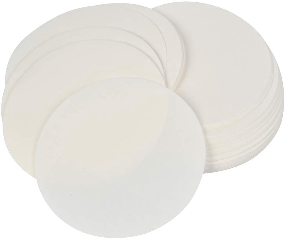 TRANKIELO® - Premium Rond Filterpapier - 100 Stuks - Medium Debiet - 11cm Diameter - Laboratorium Filtratie - Lab Benodigdheden