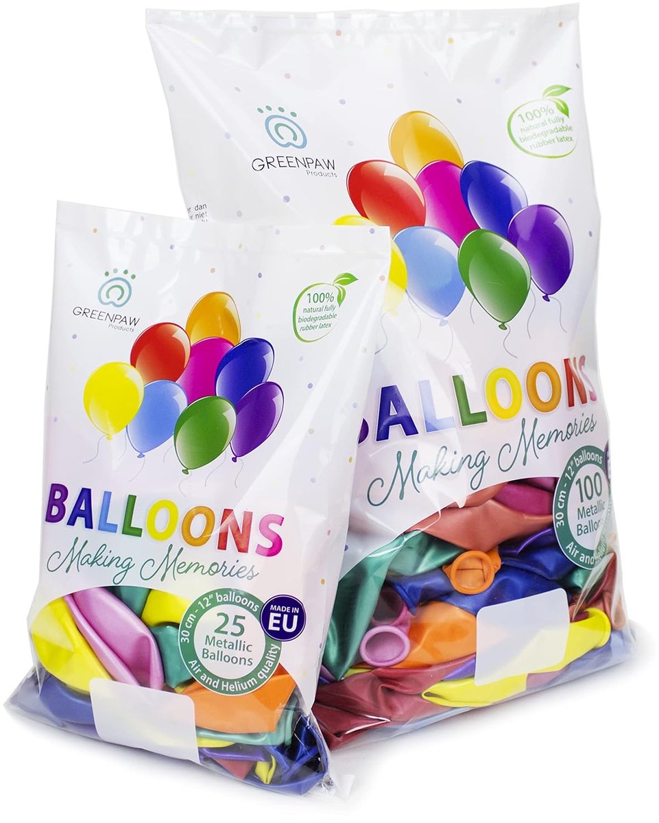 Premium Feestballonnen - Natuurlijk Latex - 25/50/100 Stuks - Kleurrijk