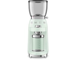 SMEG CGF01PGEU - Elektrische koffiemolen - Watergroen - 30 maalstanden