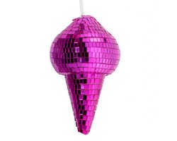 Boule disco / Disco ICE - Fuchsia - Cool - Décoration de Noël - Image - Noël - Noël - Décembre - Hiver - Été - Décoration - Deco - Décoratif - Ambiance - Intérieur - Habitat - Accessoires de maison - Accessoire maison - Ameublement - Living