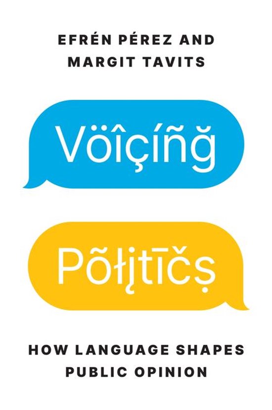 Princeton Studies in Political Behavior - Voicing Politics - cover