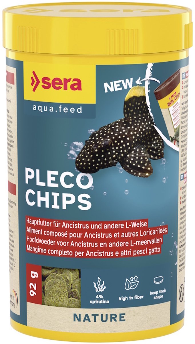 2x250ml Meerval-Chips Nature Sera Vissenvoer