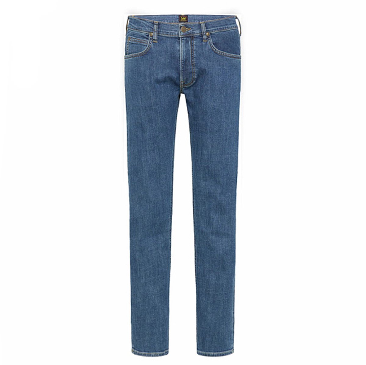 Lee Luke Mid Stone Wash W27 X L32 Blauw