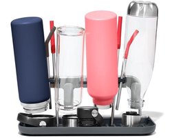 OXO - Droogrek voor Waterflessen - Tot 4 flessen en 4 rietjes tegelijk