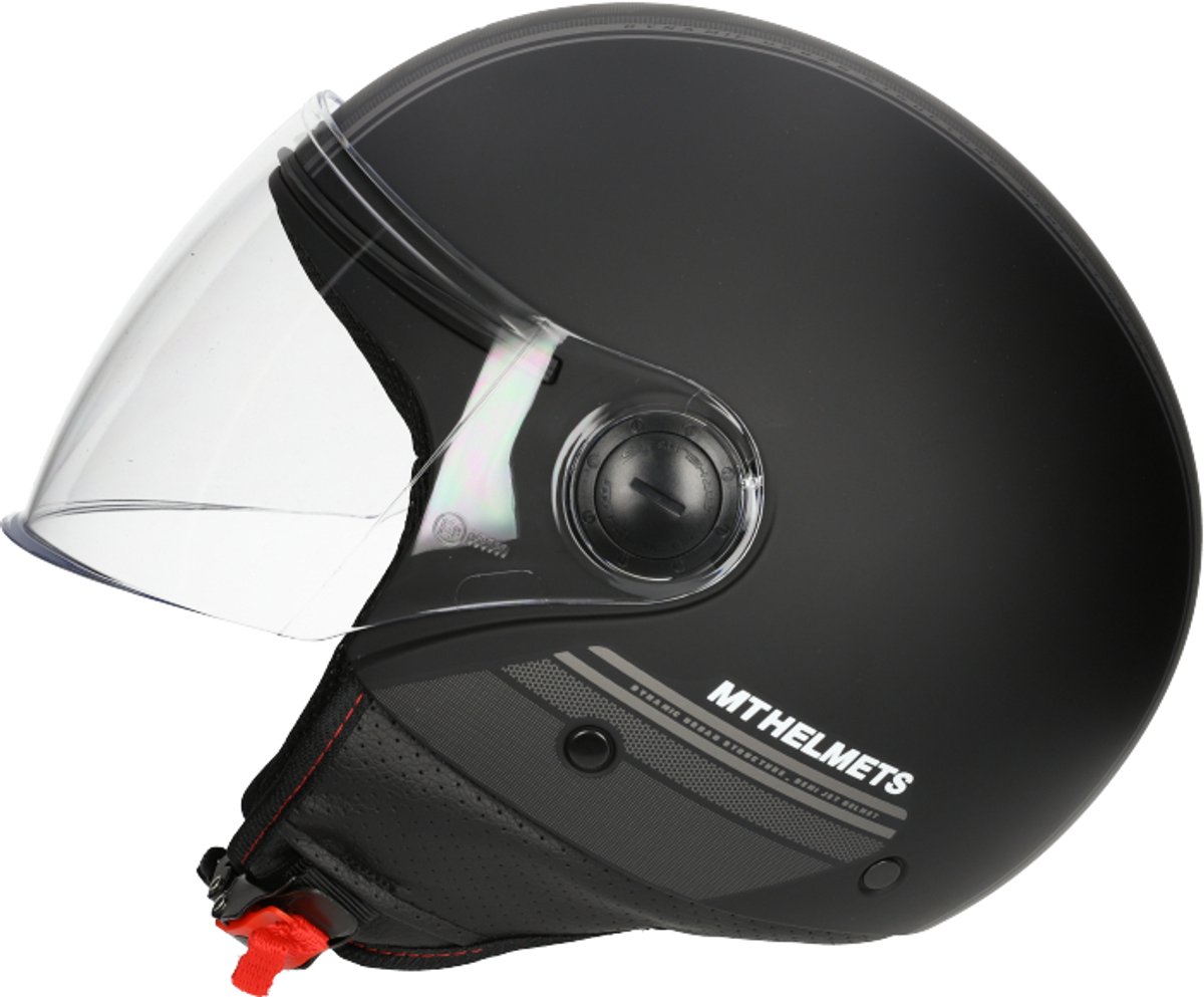 Helm MT Street S Entire mat zwart maat M