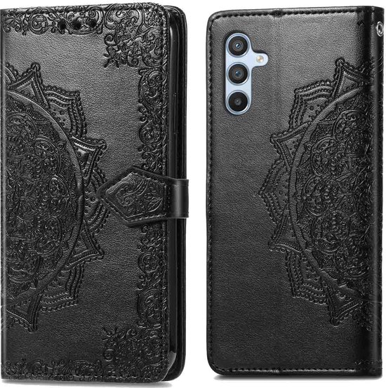 Coque Samsung Galaxy A34 (5G) iMoshion Mandala Booktype - Zwart