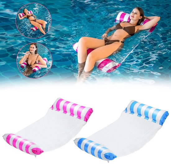 Opblaasbare Waterhangmat 4 in 1 Lounge 2 Stuks Bol opblaasbare-waterhangmat-4-in-1-lounge-2-stuks-bol
