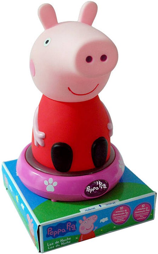 Peppa Pig nachtlamp - 3D - 25cm hoog van Peppa Pig — afbeelding 4