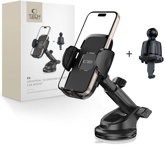 Baseus Telefoonhouder Auto Dashboard/Voorruit met Magneet