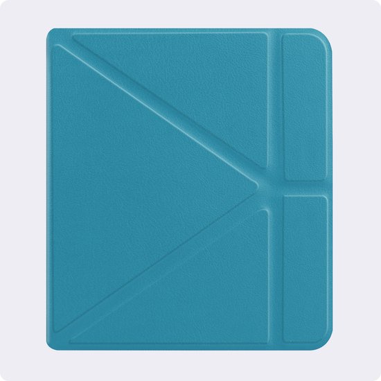 Hoesje Geschikt voor Kobo Libra Colour Hoesje Luxe Bescherm Case - Hoes Geschikt voor Kobo Libra Colour Hoes Book Cover - Turquoise van Merkloos — afbeelding 5
