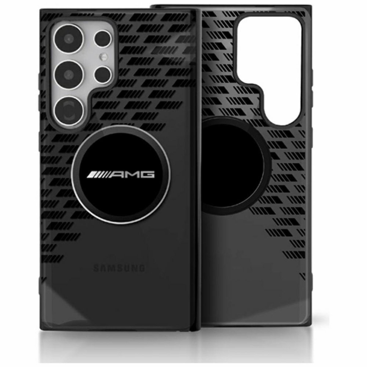 Mercedes Case Amg Transparante Ruiten Voor Samsung Galaxy S25 Ultra Voor Magsafe