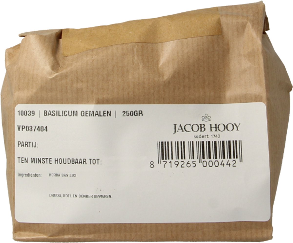 Jacob Hooy Basilicum gemalen 250 Gram