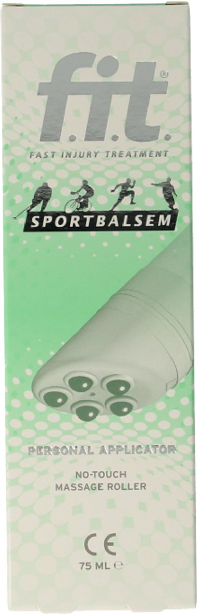 Goedkoopste F.I.T. Sportbalsem Met Personal Applicator - Massage Roller 75ml