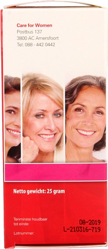 Doosje met drie vrouwen, productinformatie en datum.