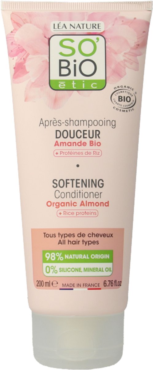So Bio Etic Conditioner almond milk rice proteins 200 Milliliter