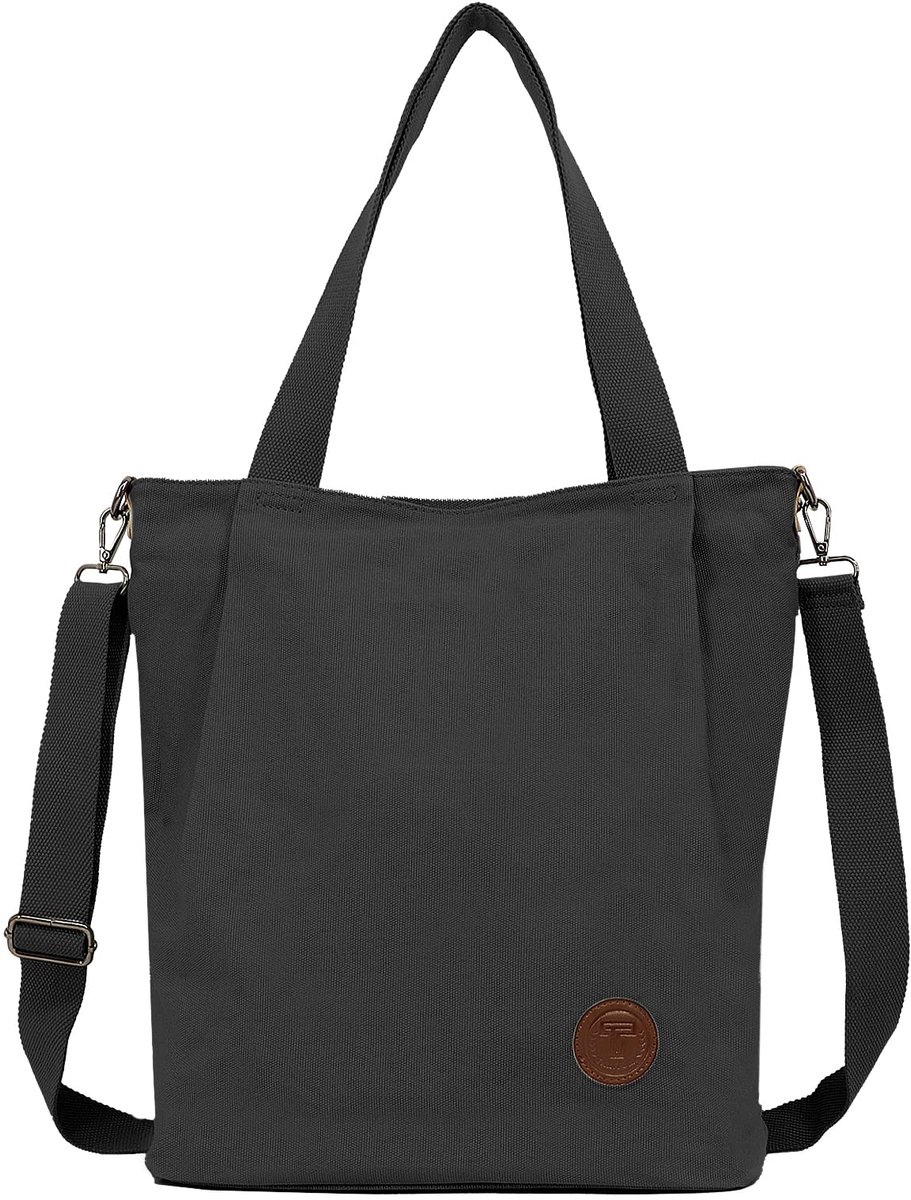 TANTOMI Shopper Bag Dames Schoudertas Dames Medium Groot met Ritssluiting, Tote Bag Grote Werktas Handtas Schoudertassen voor Werk Reizen Winkelen School en Dagelijks Leven
