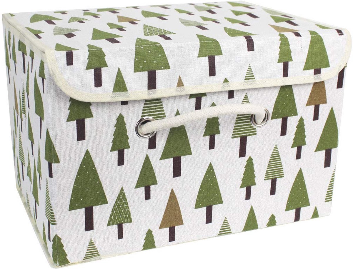 Opbergdoos - multifunctioneel - 1 stuk - niet-geweven stof - 38 x 25 x 25 cm