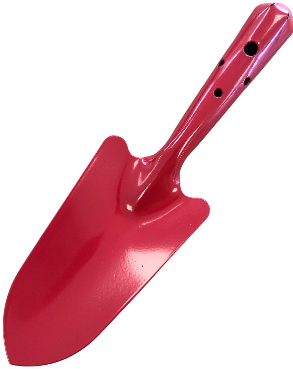 Dutchlander tuinschepje metaal lichtgewicht 27 cm rood