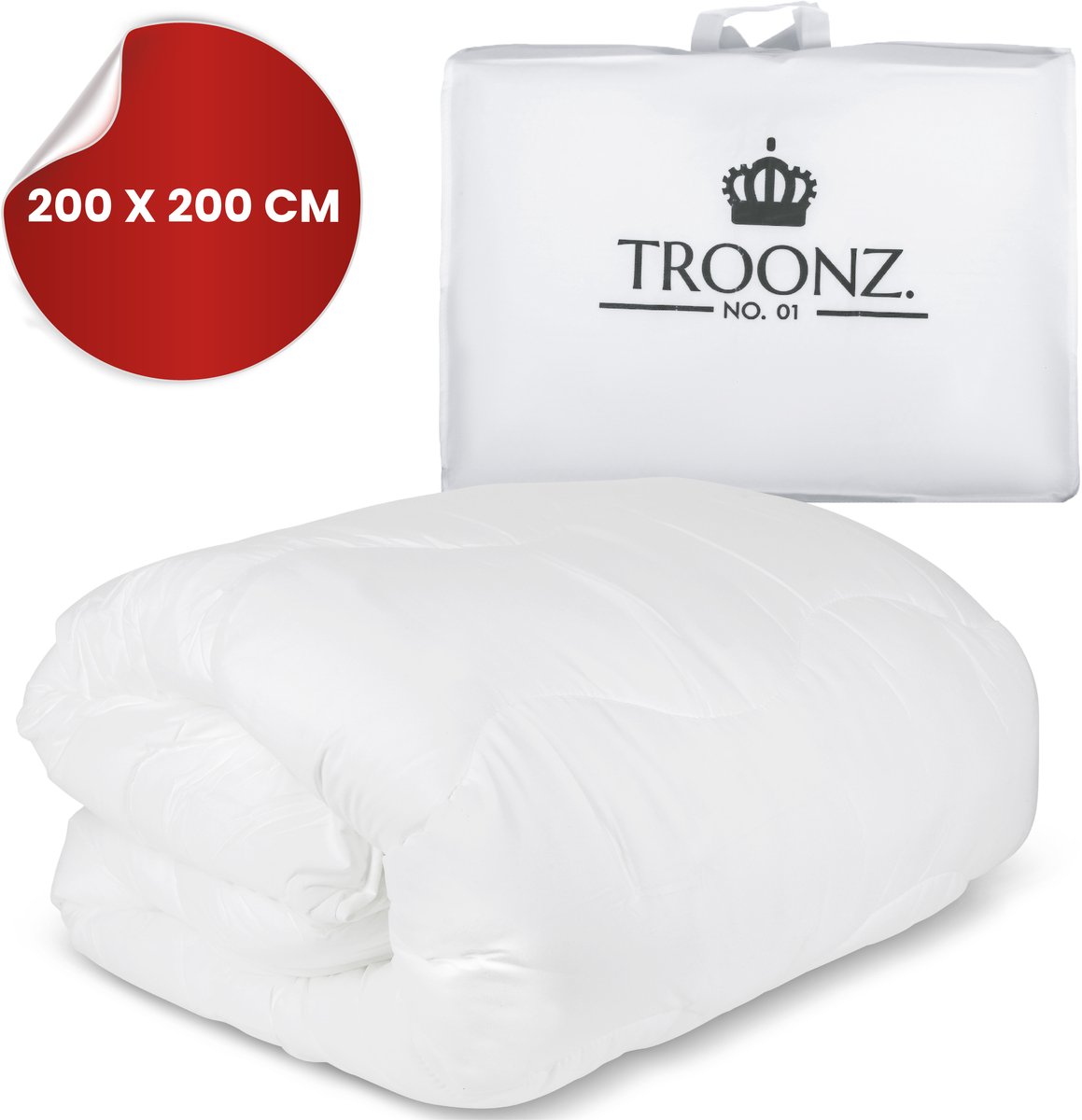 Troonz Portofino Enkel Dekbed 200x200 cm - Tweepersoons Dekbed - Dekbed voor Twijfelaar - Zomerdekbed