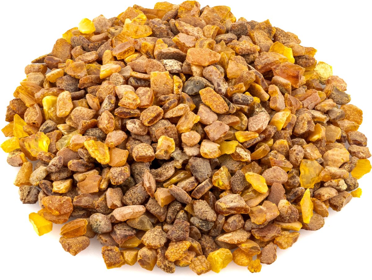 Gepolijste en ruwe barnsteenstenen - 100% natuurlijke Baltische hars losse steenchips Ambar voor het maken van ambachtelijke sieraden (zonder gaten) - Ambercultuur