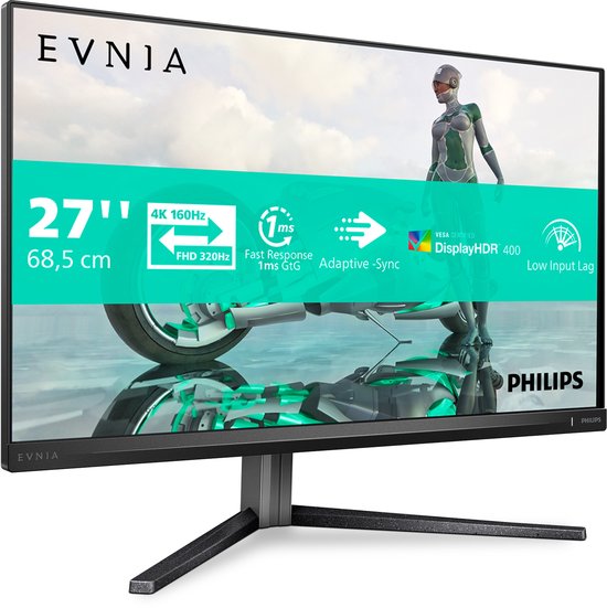 Philips Evnia 27M2N3800A - 4K Dual Mode Gaming Monitor - 27 inch