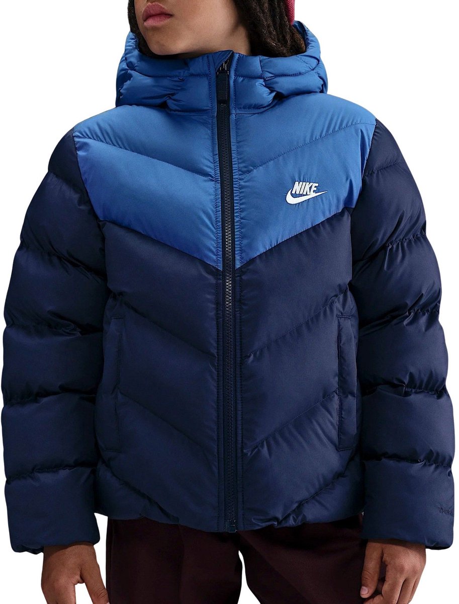Nike Sportswear All Day Play Puffer Winterjas Junior Marineblauw