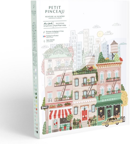 Doos van Paris schilderen op nummer
