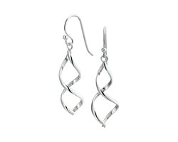 Glams oorhangers franse haak - Zilver