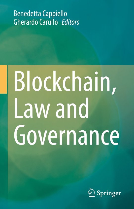 Blockchain Law and Governance - cover