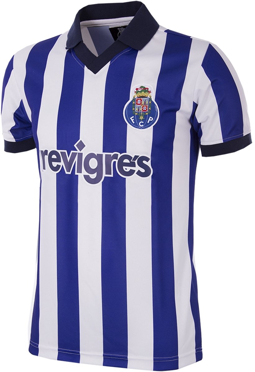 COPA - FC Porto 2002 Retro Voetbalshirt - Heren - Wit - Blauw - XL