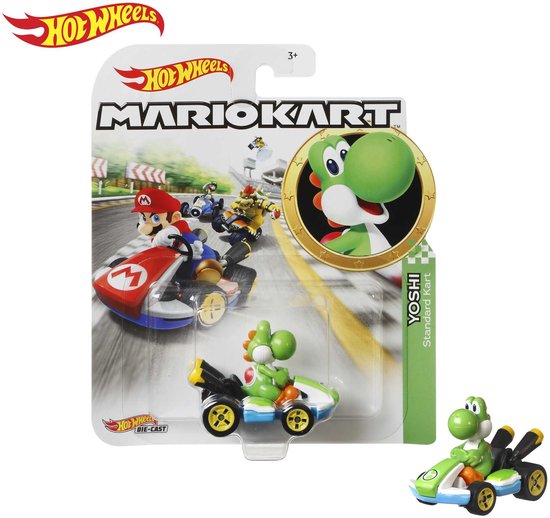 Hot Wheels Mario Kart - Yoshi Standard Kart