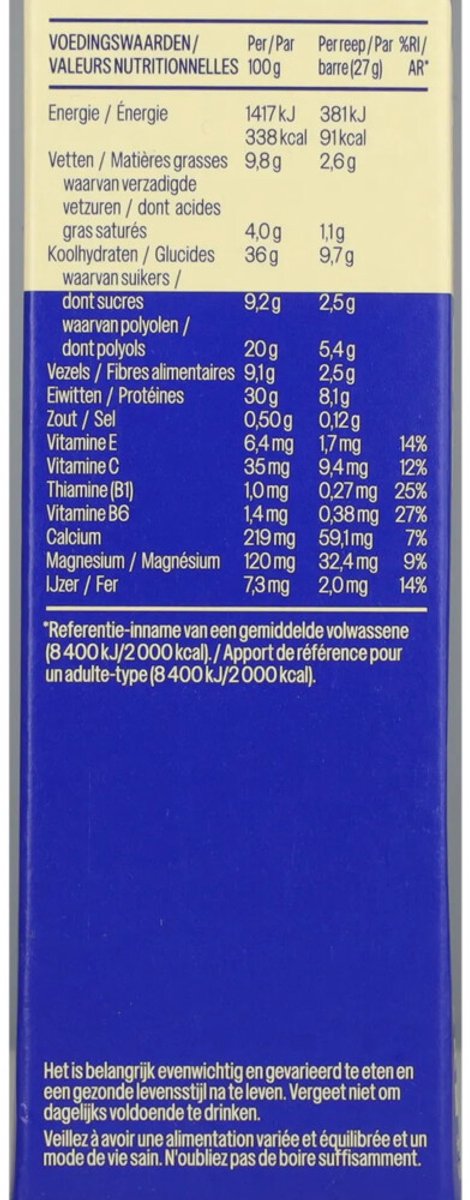 WeCare High Protein - Bars - Chocolade Karamel - 6 x 81 gr — afbeelding 4