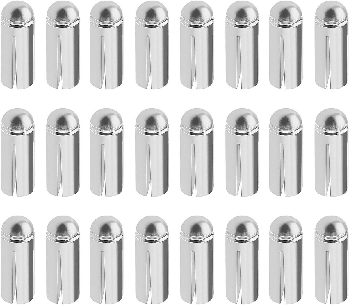 Allecto Plus - 24 stuks 90 graden Dart Wing Beschermers Aluminium