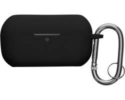 kwmobile cover voor oordopjes case - geschikt voor Technics EAH-AZ100 - Trendy beschermhoes draadloze oordopjes in zwart