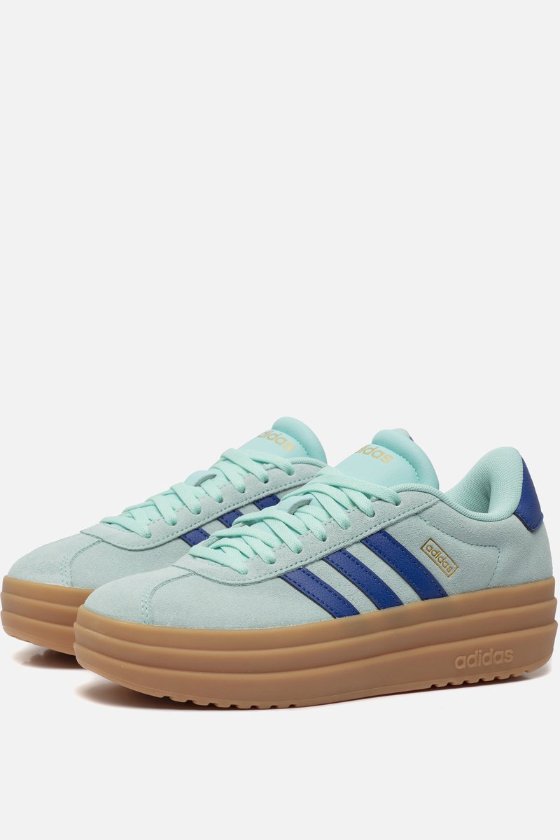 Adidas VL Court Bold Sneakers Leer Blauw