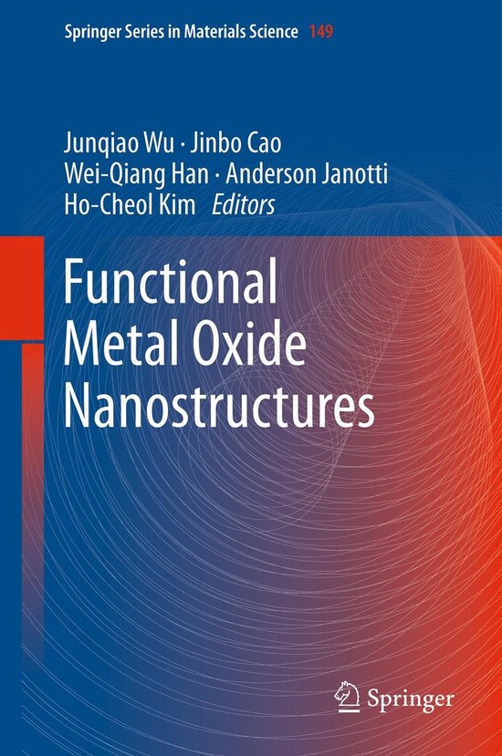 Functional Metal Oxide Nanostructures - cover