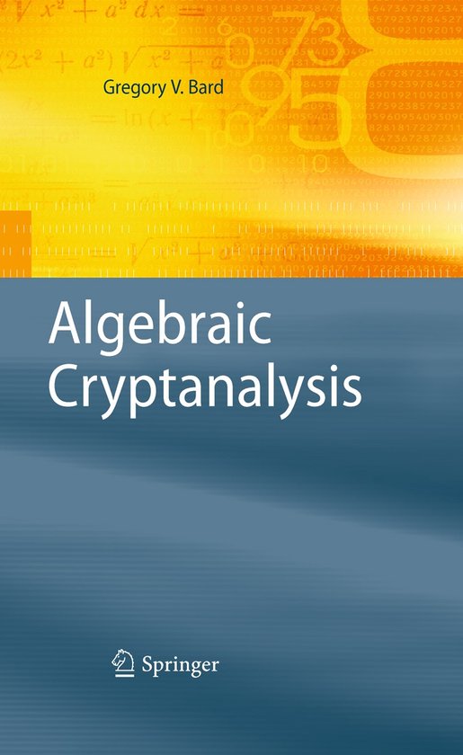 Algebraic Cryptanalysis - cover